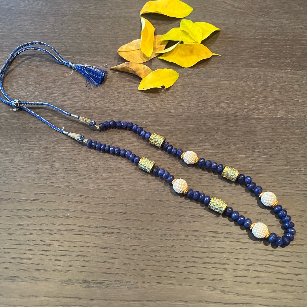 Lapis Lazuli Turquoise Bead Necklace